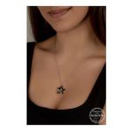 GMS Swarovski Crystal Taşlı Deniz Yıldızı Gümüş Kadın Kolye