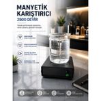 GmsMak Manyetik Karıştırıcı+Manyetik Balık - Siyah