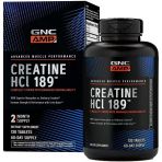 Gnc Amp Kreatin Hcl 189 Tablet, Klinik Olarak Kanıtlanmış Güç Ve Kas Geliştirici, Atletik Performans, Enerji Üretimi, İyileşme Takviyesi, Hızlı Emilim