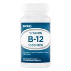 GNC - Vitamin B12 1000 MCG - B12 Vitamini İçeren Takviye Edici Gıda - 100 Tablet