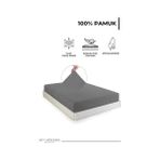Gndz Home Lastikli & Hipoalerjenik ÇARŞAF%100 Pamuk Penye Kumaş 120X200 Antrasit, Luxcarsaf - Acı Kahverengi - Option-1