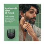 Gndz Store 7'si 1 Arada Erkek Bakım Seti, Ayarlanabilir Sakal Tarağı, 60 Dakika Çalışma Süresi, Kendini Bileyen Bıçaklar, Şarj Göstergeli, MG3930/15 - Option-1