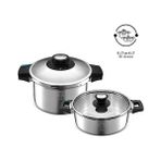 Gndz Store And Safe Indüksiyon Tabanlı Düdüklü Tencere Seti 4+6 Lt Metal - 51R-Turuncu - 1 L