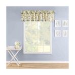 Gndz Store Ashley | Cassidy Koleksiyonu | Şık Premium Otel Kalitesi Valance Perde, Ev Dekoru Için Şık Dekoratif Pencere Işlemesi, 86X15, Yumuşak Sarı - Option-1 - 1BW-Beyaz