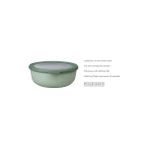 Gndz Store - Çok Amaçlı Cirqula Round 3 Parçalı Set - Kapaklı Saklama Kabı - Saklama Kutusu, Buzdolabı, Derin Dondurucu ve Mikrodalga Fırın Kabı Olarak Uygundur - 350 Ml, 750 ml ve 1250 ml - Blue - 1/100 Toz Ceviz