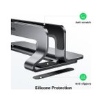 Gndz Store Dikey Bilgisayar Standı, Çift Yuvalı Ayarlanabilir Alüminyum Laptop Standı, MacBook Air/pro, Windows Dizüstü Bilgisayarlar, 13-17 Inç Laptoplar ile Uyumlu Masaüstü Tutucu – 20471 - 1 GB