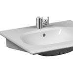 Gndz Store Frame 5707B403-0001 Etajerli Lavabo, 60 Cm, Clean, Beyaz - Abanoz - Option-1
