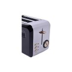 Gndz Store Gem Titan 2 Dilim Ekmek Kızartma Makinesi – 980 W, Paslanmaz Çelik Gövde | Siyah Gümüş - Acı Kahve