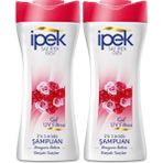 Gndz Store Ipek Ikisi Bir Arada Boyalı Saçlar Gül Şampuan 480 ml 2li Paket - Option-1