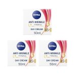 Gndz Store Kırışıklık Karşıtı + Sıkılaştırıcı Krem Yaş 45+ (50 Ml), Yaşa Özel Yüz Bakım Kremi, Kayısı Çekirdeği ve Shea Yağı ile Yoğun Cilt Bakım, Uv Filtresi ile Güneş Koruması (3 Paketi)