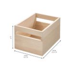 Gndz Store Kulplu Saklama Kutusu, Mutfak Dolabı Düzenleyici, Raf Veya Saklama Dolabı Için, Çok Yönlü Kutu, Bej, 25,4 x 19,1 x 15,7 cm - Option-1 - 001-Renkli