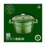 Gndz Store Lava Metal Döküm Mini Tencere, 10 Cm, 0.35 L Hacim, Yeşil - (No Color) - Option-1