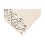 Gndz Store Sty Akra Nakışlı Krem Havlu 50X90 - 001-Beyaz - Option-1
