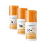 Gndz Store Tüm Cilt Tipleri Için Yüksek Korumalı Güneş Kremi SPF50+ 50 ml (3 Paketi)