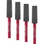 Gndz Store Uzun Süre Kalıcı Kadifemsi Kuruma Yapmayan Mat Likit Ruj - Lipstick 515 Cranberry (4 Paketi) - Option-1