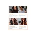 Gndz Store X116 Ultra Iyonlu Saç Kurutma Makinesi Ultra Sessiz ve Hızlı Kurutma (Siyah) - Acı Kahverengi