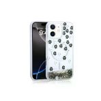 Gng Home İphone 11 Kılıf Sıvılı Simli Baskılı Şeffaf Arka Yüzey Zore Mossa Silikon Kapak - Siyah