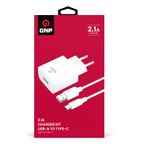 GNP 2.1 mAh Type-c Beyaz Kablo ve Şarj Cihazı