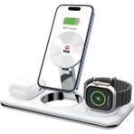 Gnp 3-In-1 Magsafe Sarj Standi Beyaz - Option-1 - 00-Siyah - Beyaz