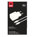 GNP 30W Beyaz Şarj Adaptörü ve Type-C Kablo
