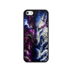 Générique iPod Touch 5 / Touch 6 için Kılıf Kurt Kurt Adam Köpekler Ay Gezegen Tasarım Hipster Hint Totem Sembol 191 Ref 283