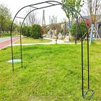 Générique Kafes Bahçe Kemeri, Tırmanma Bitkileri için Metal, 1,8 m Geniş Tabanlı Düğün Kemeri Örgüsü, Yeşil, Açık Hava Düğünleri ve Etkinlikleri için İdeal