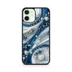 Générique Telefon Kılıfı iPhone 12 Mini Tasarım Çiçekler Pembe Zambak Orkide Koruma Ref 474