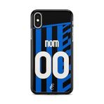 Générique Telefon Kılıfı iPhone XS Max ile Uyumlu Inter Milan Ev Futbol Forması Özelleştirilebilir Ronaldo Messi Neymar mbappe Ref 10