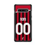 Générique Telefon Kılıfı Samsung Galaxy S10 Plus ile Uyumlu Ev Milano Futbol Forması Özelleştirilebilir Ronaldo Messi Neymar mbappe Ref 62