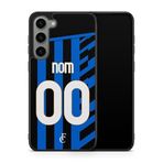 Générique Telefon Kılıfı Samsung Galaxy S24 ile Uyumlu Inter Milan Futbol Forması Ev Özelleştirilebilir Ronaldo Messi Neymar mbappe Ref 89