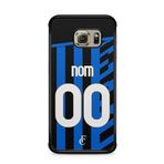 Générique Telefon Kılıfı Samsung Galaxy S6 ile Uyumlu Inter Milan Ev Futbol Forması Özelleştirilebilir Ronaldo Messi Neymar mbappe Ref 54