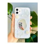 Go Aksesuar Iphone 11 ile Uyumlu 3d Oyuncak Aynalı Kelebek Tasarımlı Yumuşak Silikon Kılıf