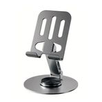 Go Aksesuar Yüksek Kalite Metal 360 Derece Dönebilen Ayarlanabilir Telefon Ve Tablet Tutucu Masa Üstü Stand