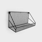 Go Dekor Dekoratif Metal Duvar Organizer Rafı