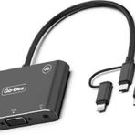 Go Des GD-8762 5 in 1 HDMI VGA AV Bluetooh V4.2 EDR Dönüştürücü Adaptör Ses ve Görüntü Aktarım