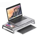 Go Des GD-9128 Hub ve Kablosuz Şarj Destekli Laptop Standı