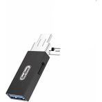 Go Des Gd-ct192 Usb-a Dan Type-c Ye Ve Type-c Den Usb-a Dönüştürücü Adaptör 4in1 Otg Siyah