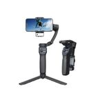 Go-Des Gd-F11 3 Eksenli El Tipi Yüz Tanıma Takipli Led Işıklandırma Aparatlı Gimbal Stabilizatör