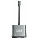Go-Des Go Des GD-8289 Type-C To HDMI Çevirici Adaptör 4K 60 Hz Görüntü Kalitesi Gri