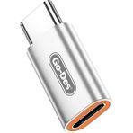 Go-Des Lightning To Type-C Şarj ve Ses Destekli Dönüştürücü 120W Go Des GD-CT063 - Gümüş