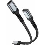 Go-Des Type-C 2in1 Şarj ve Ses Kablosu Go Des GD-UC075 - Gri