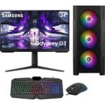 Go Gamer GO1010DS Intel Core i5 12400F 8GB 256GB SSD + 1TB HDD RX6500XT Windows 11 Pro 23.8" Masaüstü Bilgisayar