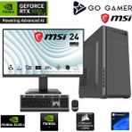 Go Gamer S147D Intel Core I3 14100F / 32GB Ddr5 5200MHZ / 512GB Nvme SSD / RTX5050 8gb / Msı 24" / Windows 11 Pro Masaüstü Bilgisayar