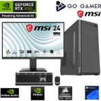 Go Gamer S208D Intel Core I5 12400F / 32GB 3200MHZ / 512GB Nvme SSD 3300-3100MB-SN / RTX3050 6gb / Msı 24" 100Hz. / Windows 11 Pro Masaüstü Bilgisayar