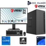 Go Gamer S605D Intel Core I7 13700F / 32GB 3200MHZ / 512GB Nvme SSD / RX550 4gb / Msı 24" 100Hz / Windows 11 Pro Masaüstü Bilgisayar