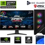 Go Gamer S845D Intel Core I7 13700F / 32GB 5200MHZ Ddr5 / 1tb Nvme SSD 5000-3600MB-SN Gen4 / RTX5070 12GB / Msı 27" 200Hz / Windows 11 Pro Masaüstü Bilgisayar