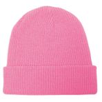 GO HEAVY Long Beanie Unisex Kış Beresi Örgü Bere, gül, Tek Beden