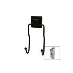 Go İthalat 102786 Siyah - 2Li Metal Sarkik Aski Kare Güçlü Yapişkanli 8X9X19Cm (4457)