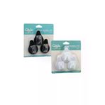 Go İthalat 113291 3Pcs Lilyum Aski Siyah - Beyaz Plastik Yapişkanli Montaj (4457)