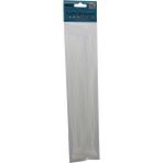 Go İthalat 25PCS Beyaz 3.6X300MM Plastik Cırt Kelepçe (5468)